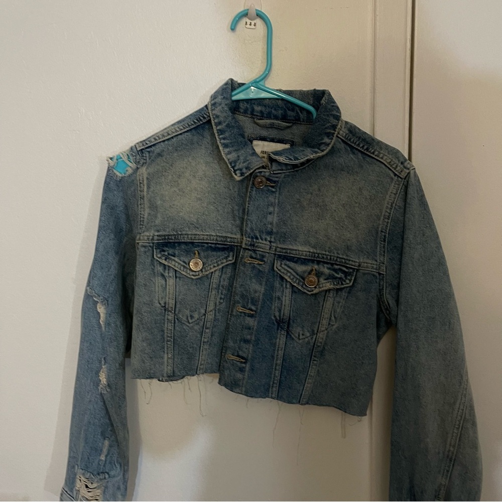 Cropped Jean Jacket